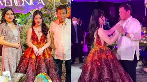 kitty duterte young|Kitty Duterte celebrates 18th birthday in style .